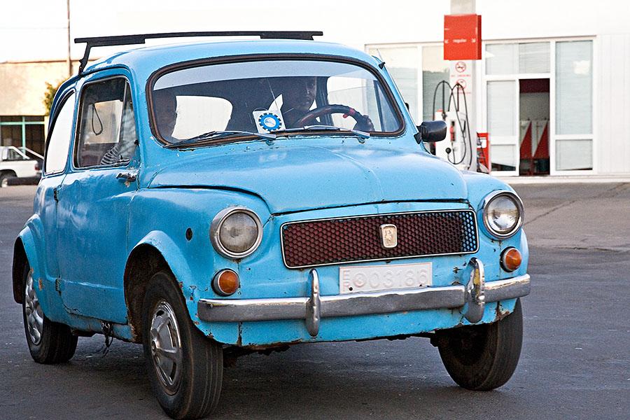 15   The last Fiat toppolinos, here they were mostly used by driving schools